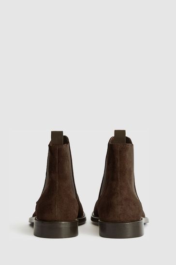 Buy Reiss Tenor Suede Leather Chelsea Boots from the Laura Ashley online shop