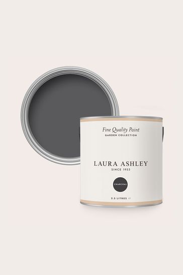 Laura Ashley Charcoal Grey Garden 2.5Lt Paint