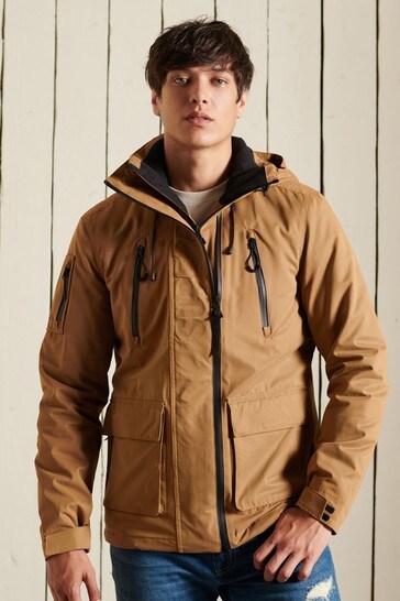 Superdry Brown Ultimate Microfibre Wind Jacket