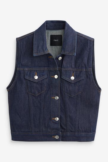 Denim best sale gilet ladies