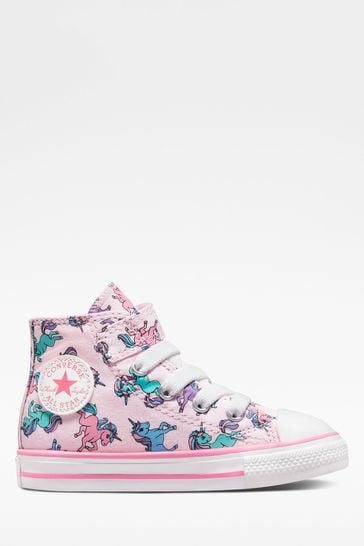 Converse Pink Unicorn 1V Infant Trainers