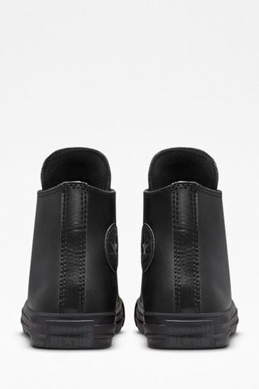 Youth all top black converse