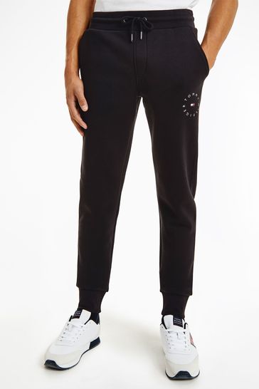 Tommy Hilfiger Black Roundall Graphic Sweatpants