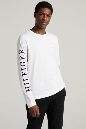 Tommy Hilfiger White Long Sleeve T-Shirt
