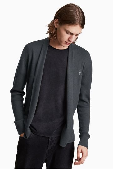 Buy AllSaints Green Mode Merino Open Cardigan from Next Ireland
