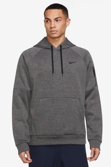 Nike Grey Therma-FIT Pullover Fitness Hoodie