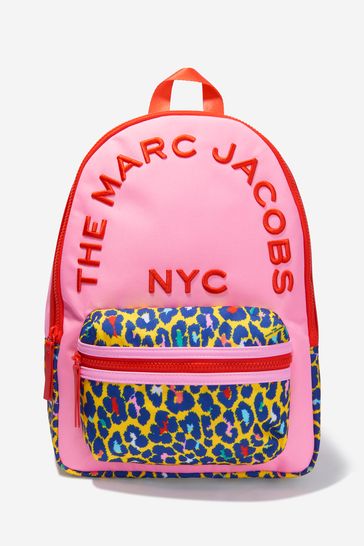 Girls Cheetah Logo Backpack in Pink