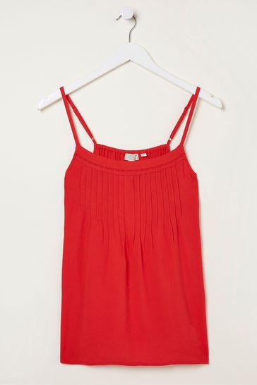Buy FatFace Red Sian Cami Vest from Next USA