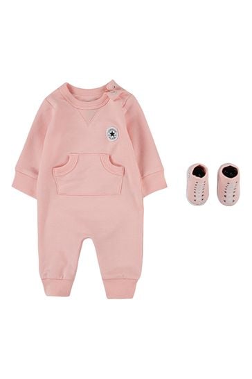 Converse Pink Baby Pramsuit