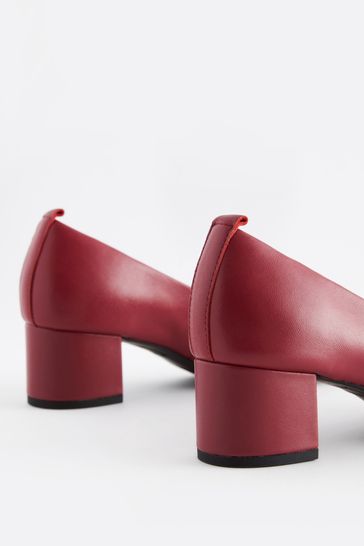 Buy Red Heeled Shoes for Women by Clog London Online | Ajio.com