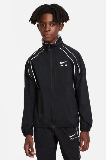 Black nike best sale air tracksuit