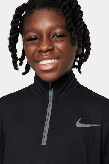 Black nike outlet half zip