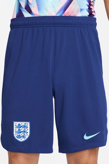 Nike Blue England Stadium Home Adult Football Shorts