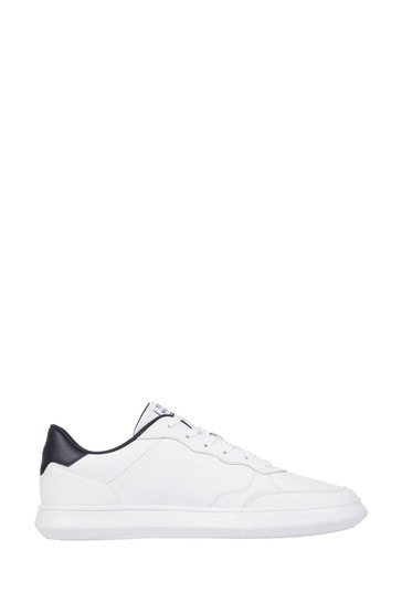 Tommy Hilfiger White Essential Leather Cupsole Trainers