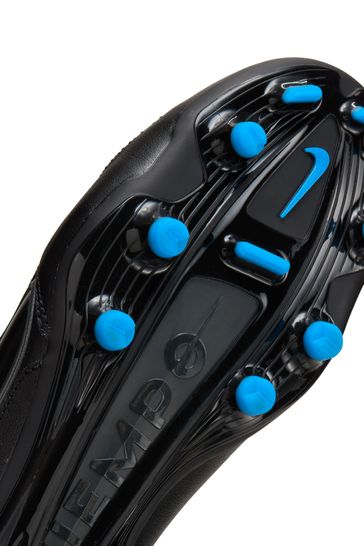 Black nike tiempo football boots store