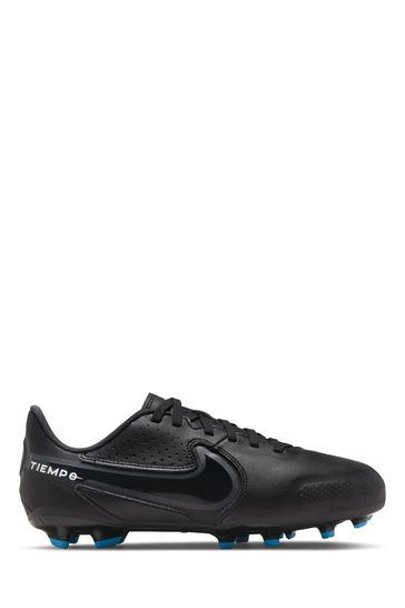 Buy Nike Black Jr. Tiempo Legend 9 Academy Firm Ground Football