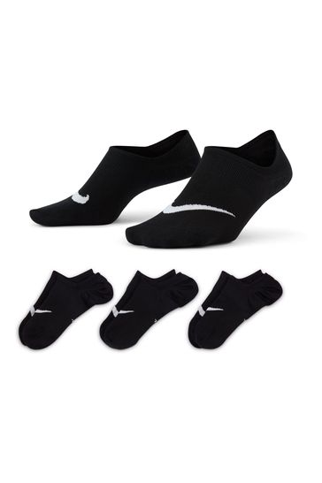 Pack de 3 calcetines de entrenamiento negros Footsie para mujer de Nike