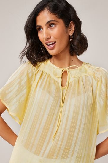 Yellow blouse next best sale