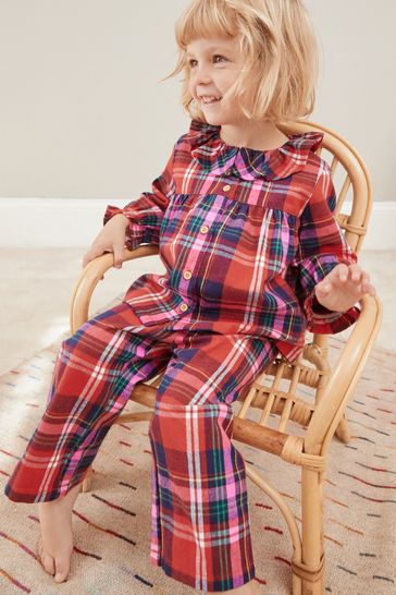 Girls button through pyjamas 2025