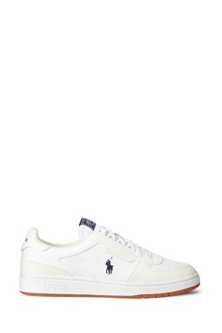 ralph lauren off white sneakers