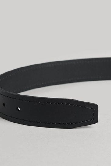 Superdry Dark Black Vintage Branded Belt