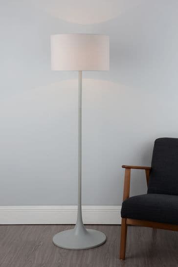 Dar Lighting Brass Dar Floor Lamp With Shade