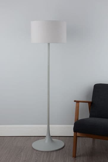 Dar Lighting Brass Dar Floor Lamp With Shade