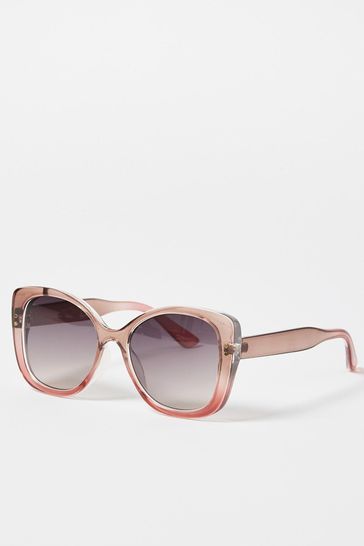 Buy Oliver Bonas Pink Butterfly Sunglasses from Next Luxembourg