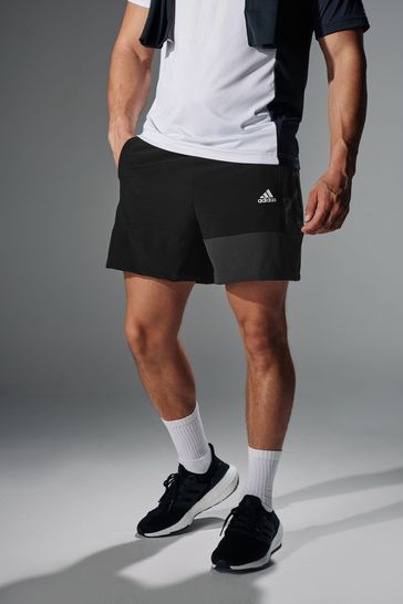 adidas Black Training Colourblock Shorts