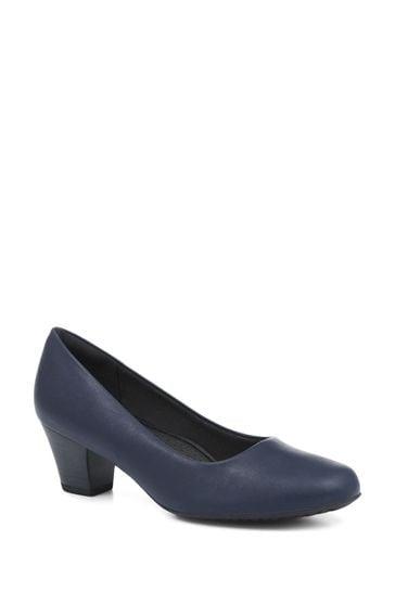 Grey heeled top court shoes