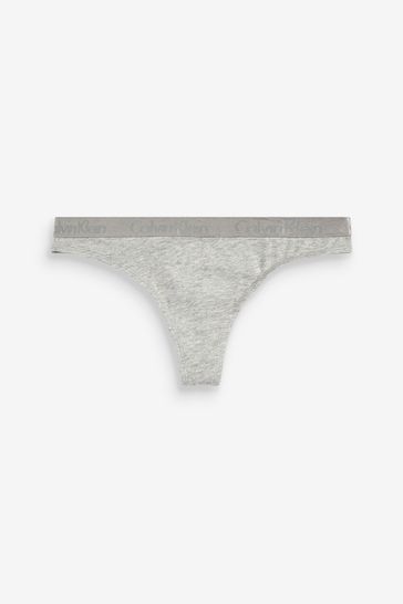 Buy Calvin Klein Grey Radiant Cotton Thongs 3 Pack from Next Germany