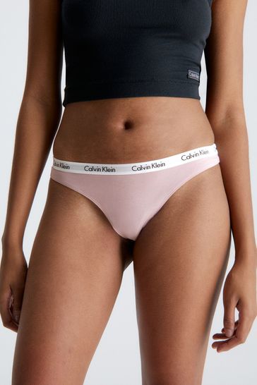 Baby pink calvin klein clearance thong