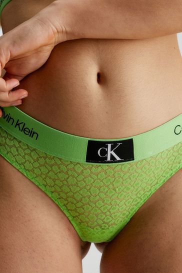 Calvin klein on sale green thong