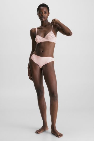 Buy Calvin Klein Pink Ultra Comfort Lace Bralette from Next Luxembourg