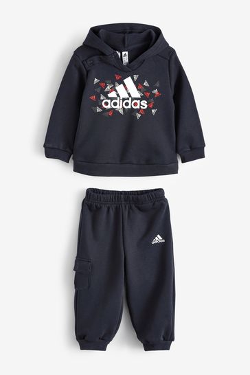adidas Blue Infant Badge of Sport Graphic Jogger