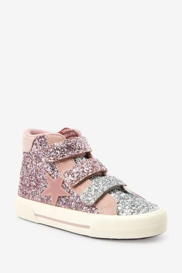Wide fit glitter trainers online