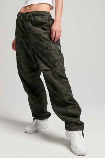 Buy Superdry Organic Cotton Natural Parachute Grip Pants from the Next ...