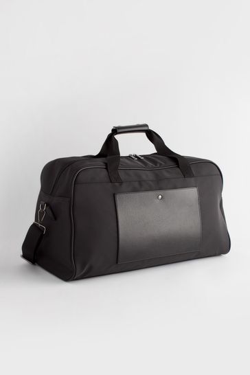 Buy Black Nylon Holdall Luggage Bag from Next Luxembourg