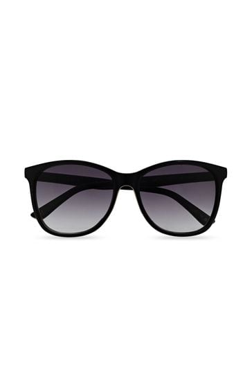 Ted Baker Black Amie Sunglasses With Ted Floral Printed Temples