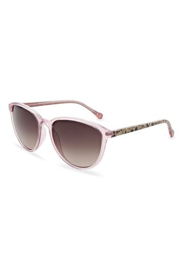 Ted Baker Womens Retro Round Sunglasses with Exclusive Floral Prints