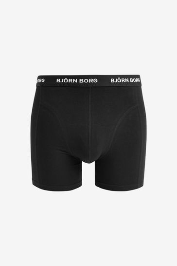Buy Bjorn Borg Essential Black Boxers 5 Pack from Next Poland