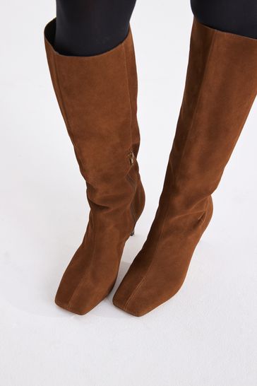 Tan high leg boots on sale