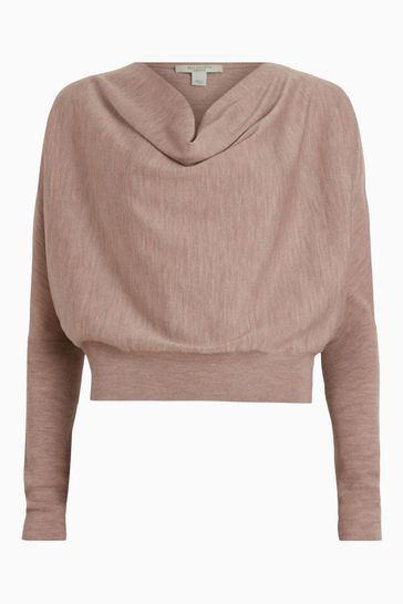 All saints deals pink jumper