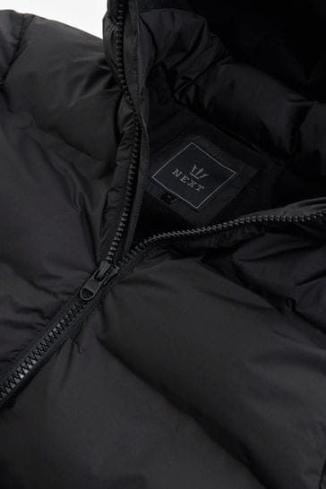 Next black puffer coat online
