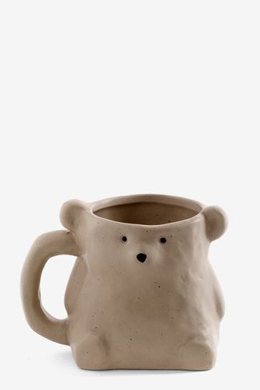 Natural Bear Shaped Mug
