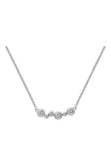 Hot Diamonds Silver Tone Tender Necklace