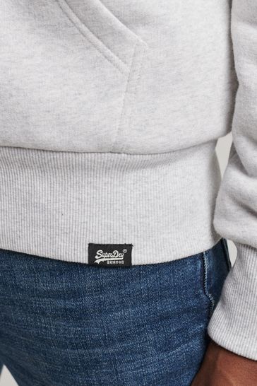 essential borg lined zip hoodie