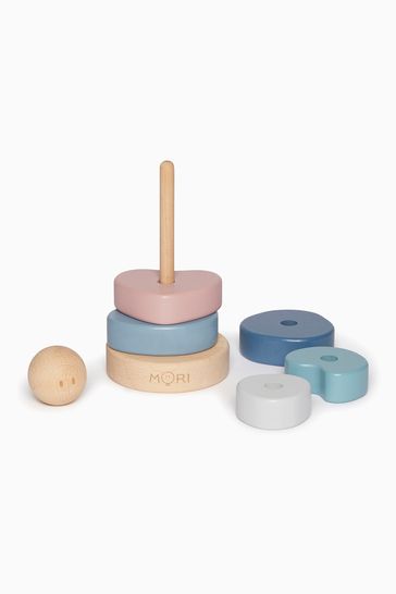 MORI Natural Sustainable Wooden Stacking Rings