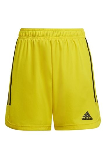 adidas Yellow Condivo 22 Junior Match Day Shorts