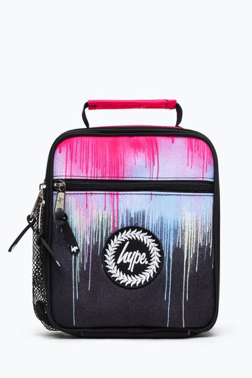 Hype. Unisex Pink Drip Crest Lunchbox